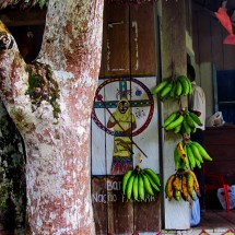 Painting on a house in Puerto Nariño